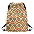 Ancient Geometric Navajo Print Drawstring Backpack