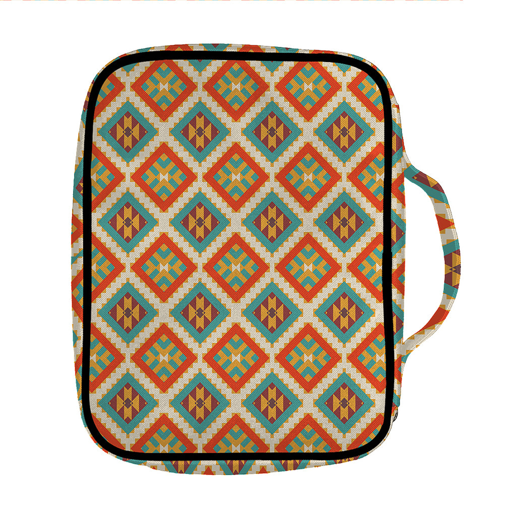 Ancient Geometric Navajo Print Front Pocket Bible Bag
