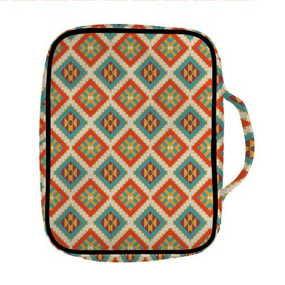 Ancient Geometric Navajo Print Front Pocket Bible Bag