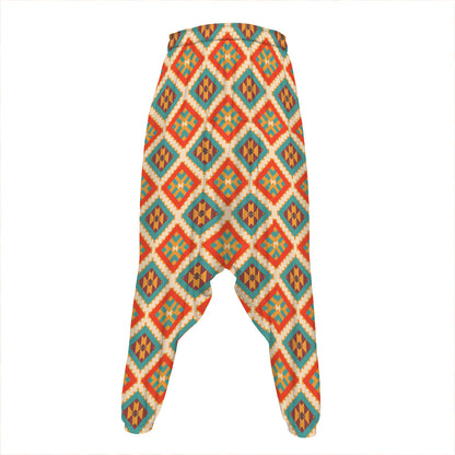Ancient Geometric Navajo Print Hammer Pants