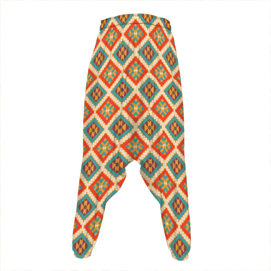 Ancient Geometric Navajo Print Hammer Pants