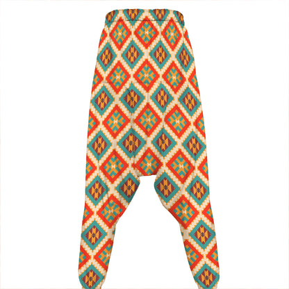 Ancient Geometric Navajo Print Hammer Pants