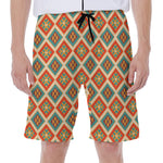 Ancient Geometric Navajo Print Men's Beach Shorts