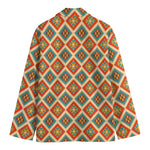Ancient Geometric Navajo Print Men's Blazer