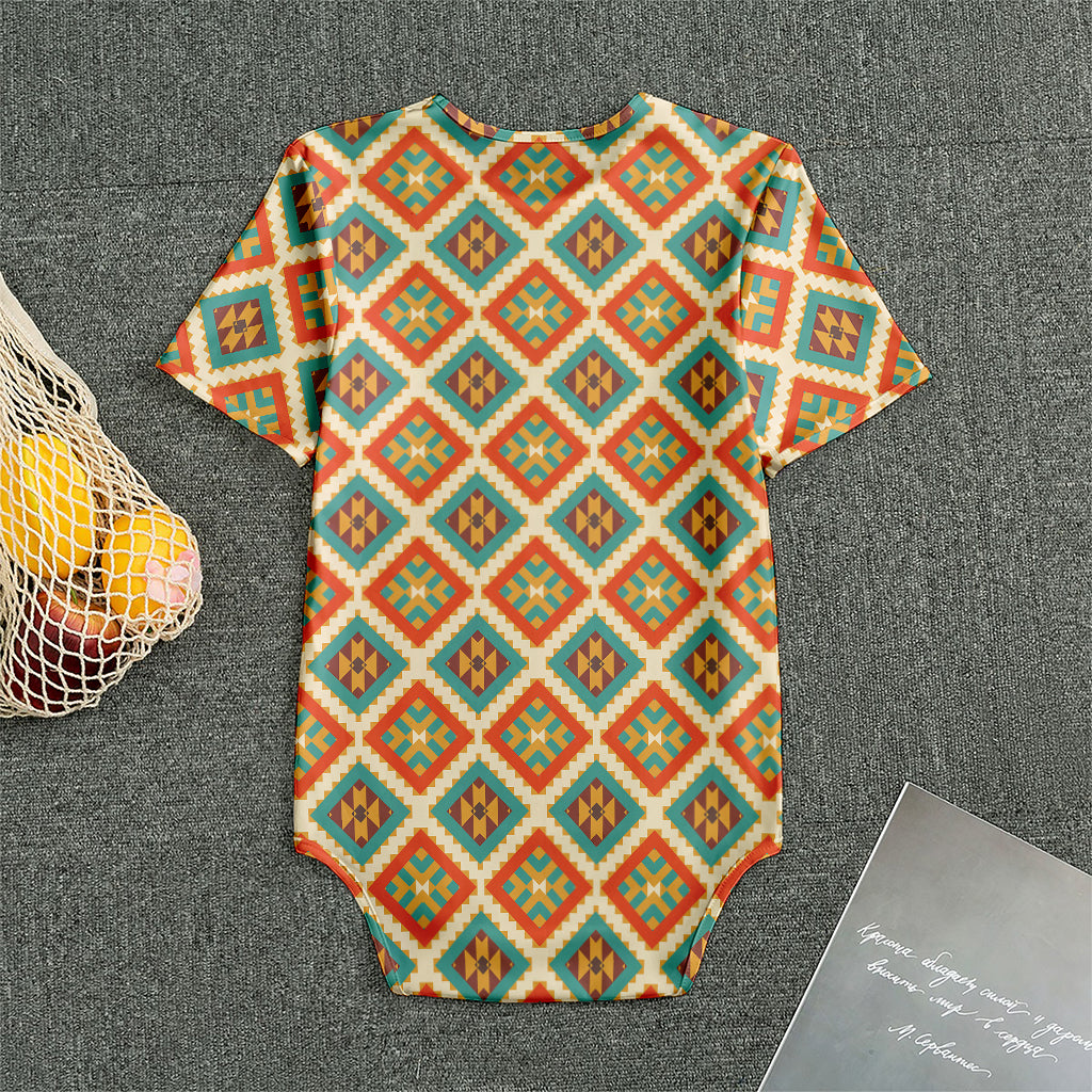 Ancient Geometric Navajo Print Men's Bodysuit
