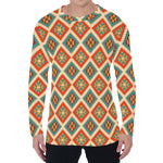 Ancient Geometric Navajo Print Men's Long Sleeve T-Shirt