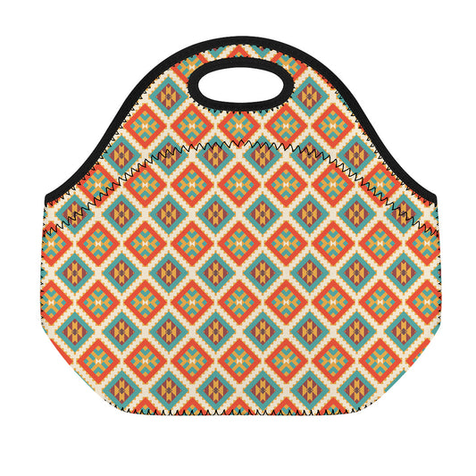 Ancient Geometric Navajo Print Neoprene Lunch Bag