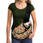 Ancient Geometric Navajo Print Pet Sling Carrier