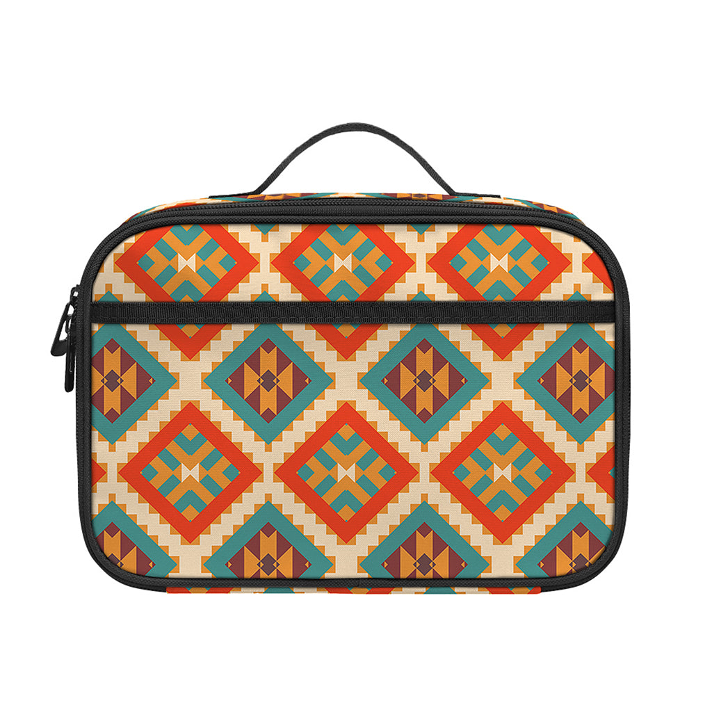 Ancient Geometric Navajo Print Portable Lunch Bag