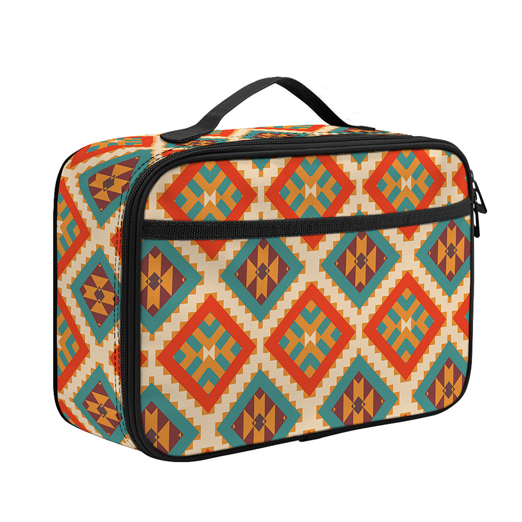 Ancient Geometric Navajo Print Portable Lunch Bag