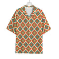 Ancient Geometric Navajo Print Rayon Hawaiian Shirt