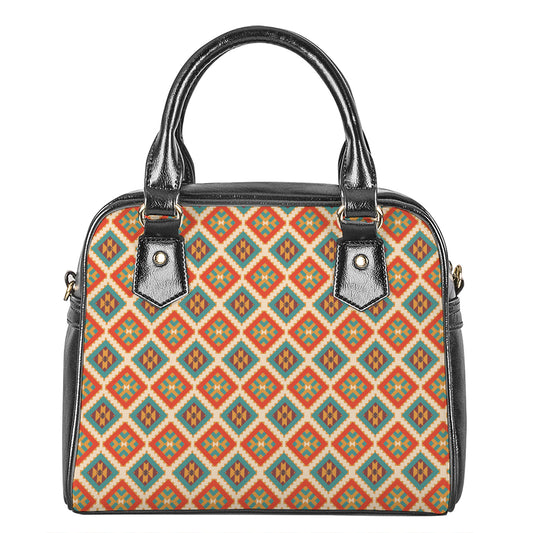 Ancient Geometric Navajo Print Shoulder Handbag