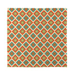 Ancient Geometric Navajo Print Silk Bandana