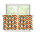 Ancient Geometric Navajo Print Tier Curtains