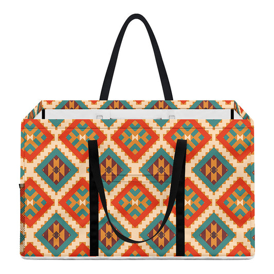 Ancient Geometric Navajo Print Utility Tote Bag