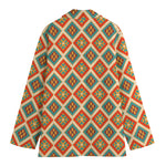 Ancient Geometric Navajo Print Women's Blazer