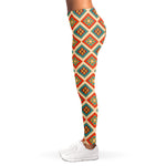 Ancient Geometric Navajo Print Women's Leggings