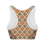Ancient Geometric Navajo Print Women's Sports Bra