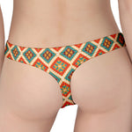 Ancient Geometric Navajo Print Women's Thong