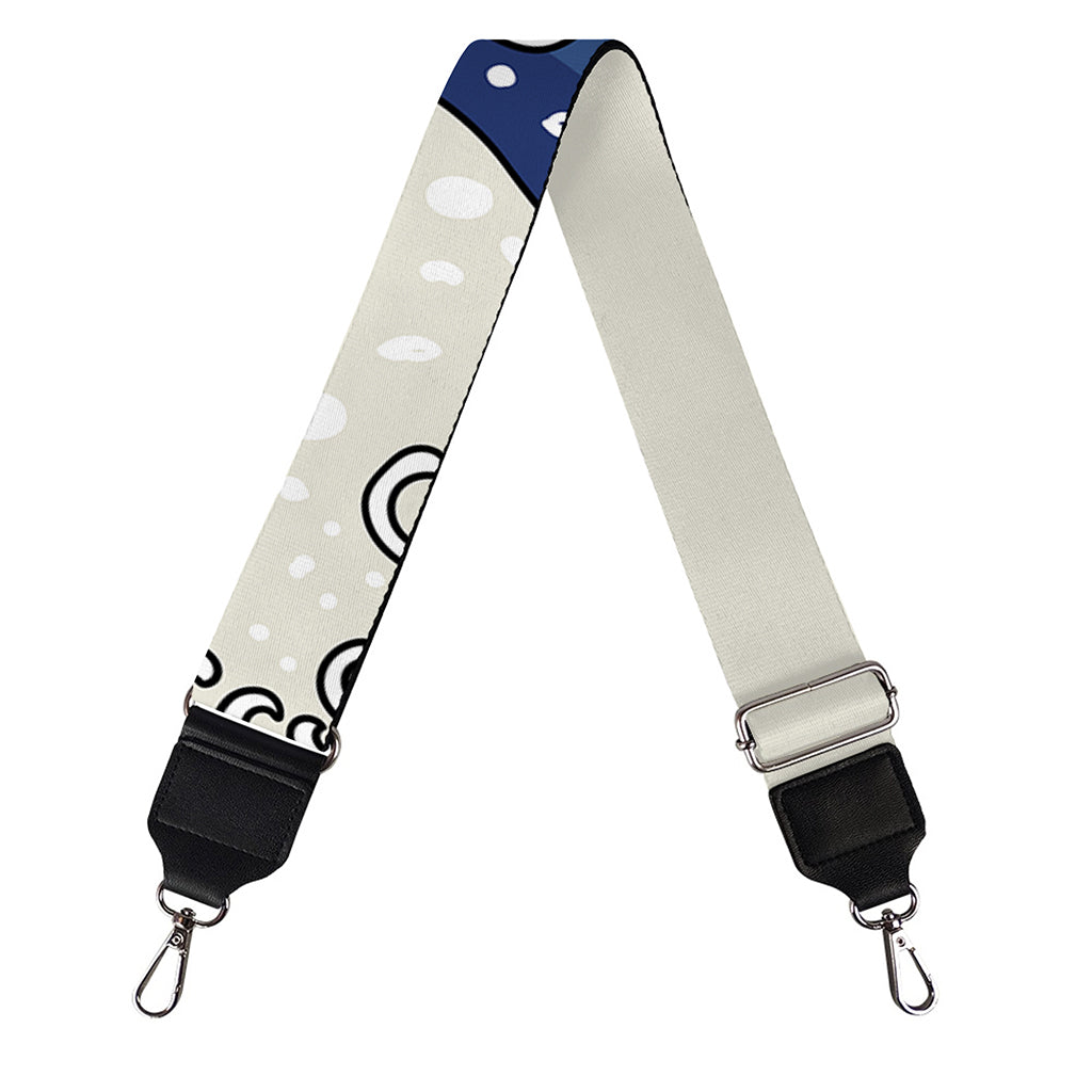Ancient Great Japanese Wave Print Bag Strap