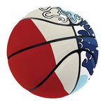 Ancient Great Japanese Wave Print Basketball