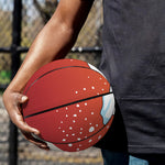 Ancient Great Japanese Wave Print Basketball