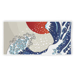 Ancient Great Japanese Wave Print Beach Towel