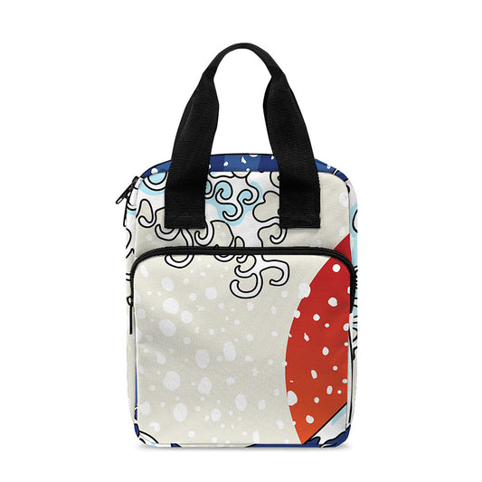 Ancient Great Japanese Wave Print Bible Tote Bag