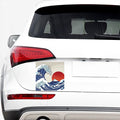 Ancient Great Japanese Wave Print Car Sticker