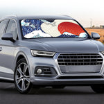 Ancient Great Japanese Wave Print Car Windshield Sun Shade