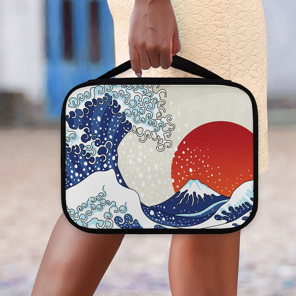 Ancient Great Japanese Wave Print Classic Bible Case