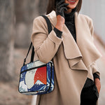 Ancient Great Japanese Wave Print Double Strap Bible Bag