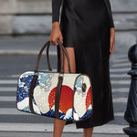 Ancient Great Japanese Wave Print Duffle Bag