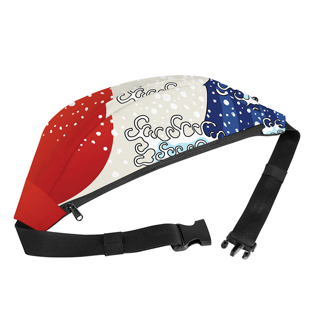 Ancient Great Japanese Wave Print Fanny Pack