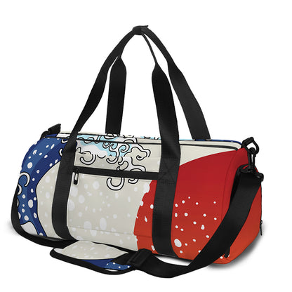 Ancient Great Japanese Wave Print Gym Bag