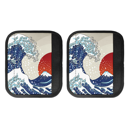 Ancient Great Japanese Wave Print Handle Covers