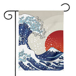 Ancient Great Japanese Wave Print House Flag