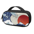 Ancient Great Japanese Wave Print Portable Cooler Travel Case