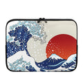 Ancient Great Japanese Wave Print Laptop Sleeve