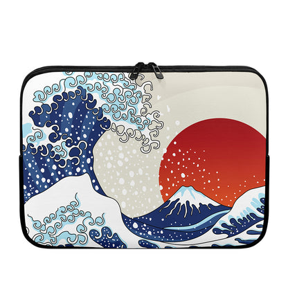 Ancient Great Japanese Wave Print Laptop Sleeve