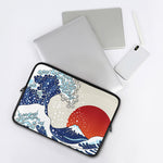 Ancient Great Japanese Wave Print Laptop Sleeve