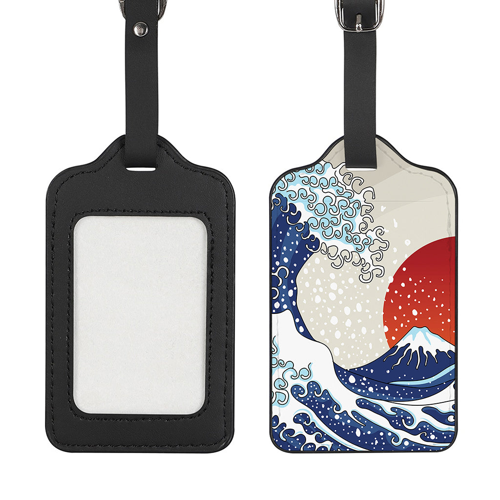 Ancient Great Japanese Wave Print Luggage Tag