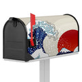 Ancient Great Japanese Wave Print Mailbox Cover