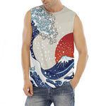 Ancient Great Japanese Wave Print Men's Fitness Tank Top
