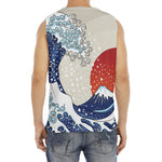 Ancient Great Japanese Wave Print Men's Fitness Tank Top
