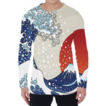 Ancient Great Japanese Wave Print Men's Long Sleeve T-Shirt