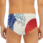 Ancient Great Japanese Wave Print Men's Triangle Swim Briefs