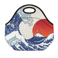 Ancient Great Japanese Wave Print Neoprene Lunch Bag