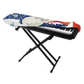 Ancient Great Japanese Wave Print Piano Keyboard Cover
