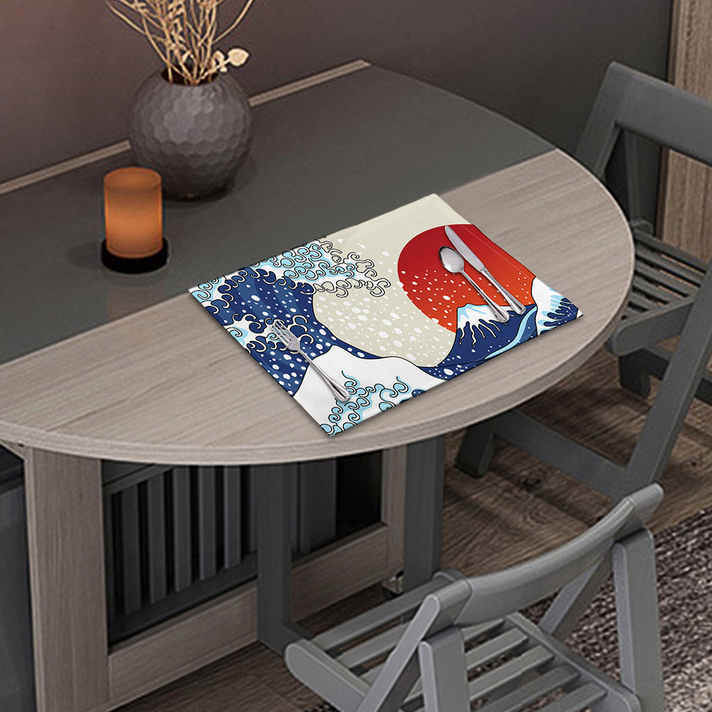 Ancient Great Japanese Wave Print Placemat